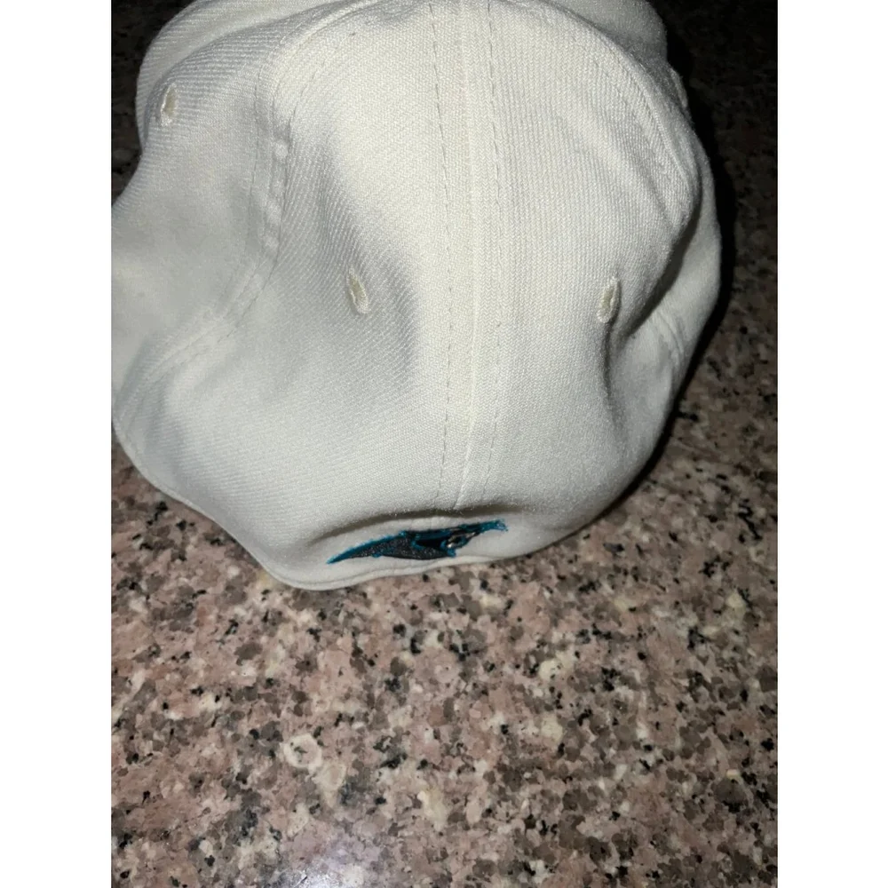 Carolina Panthers NFL of Sideline Hat Size Large /X Large Ivory‎
